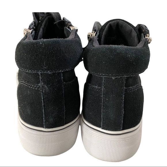 Steve Madden Gryphon Sneaker black suede 9 NEW - Picture 4 of 8